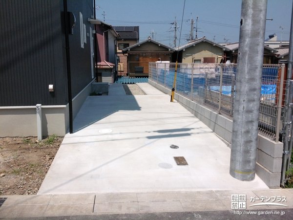 外構施工例一覧 フェンス 駐車場 50万円まで 外構工事のガーデンプラス