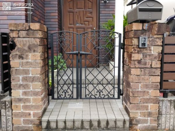神奈川県藤沢市の外構施工例一覧 門柱 外構工事のガーデンプラス
