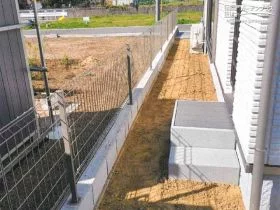 敷地を守る境界フェンス[施工後]