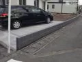 道路境界側のブロック