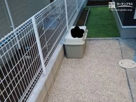風通しのよい境界フェンス[施工後]