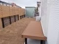 目隠しフェンスを追加してプライベートなお庭に