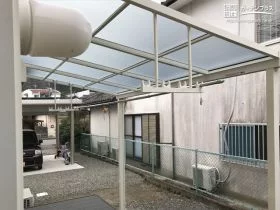 気軽に洗濯物を干せるテラスに[施工後]