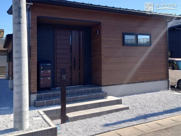 将来のお庭づくりにも活かせる新築外構工事 No 新築外構一式の施工例 外構工事のガーデンプラス