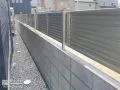 5段ブロック塀の上に目隠しフェンスを設置し、防犯性を向上させた外構リフォーム工事