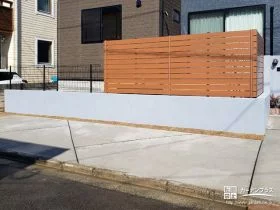 目隠しフェンスでお庭をくつろげる空間に[施工後]