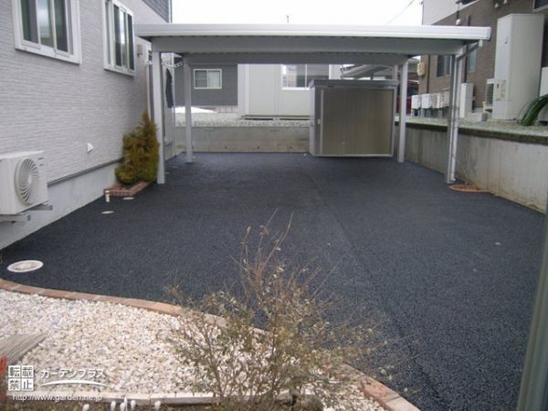 外構施工例一覧 アスファルト 50万円 100万円 外構工事のガーデンプラス