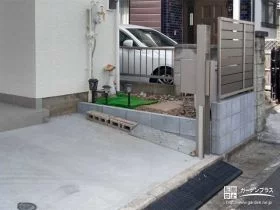 すっきりとした門まわり[施工後]