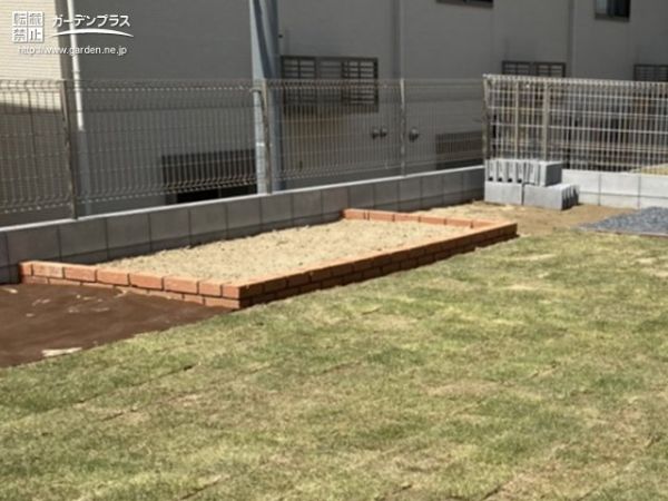 外構施工例一覧 レンガ 階段 50万円まで 外構工事のガーデンプラス