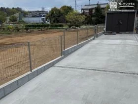 お庭の安全を守る境界フェンス[施工後]