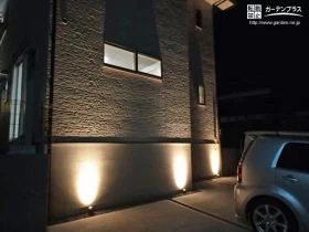 夜間は建物をライトアップ[施工後]