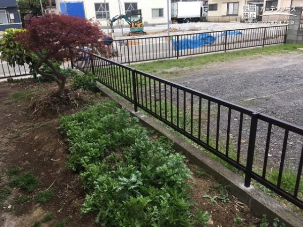 No.16326 コスパにすぐれた縦格子フェンスの取替え工事[施工後]