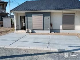 一期工事にて駐車スペースを舗装[施工後]