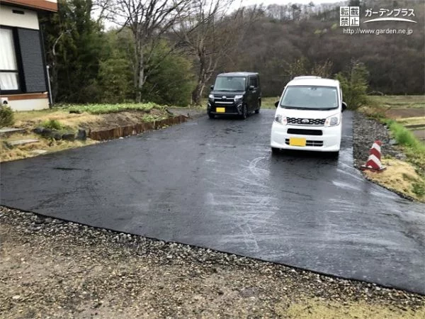 No.16360 基礎をしっかり固めたアスファルト舗装工事[施工後]