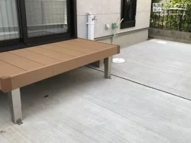 コンパクトなウッドデッキ[施工後]