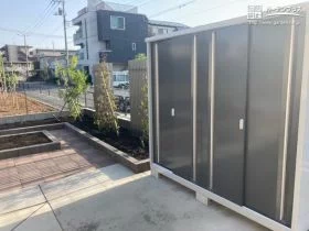 ガーデニング用品を収納できる物置[施工後]