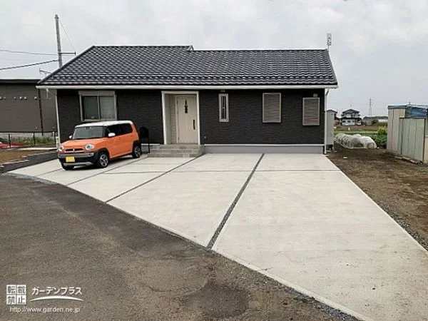 No.16515 北欧風のお住まいに似合うシンプルで可愛い新築外構工事[施工後]