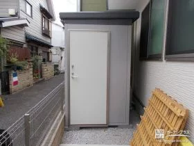 作業スペースとして使える収納庫[施工後]