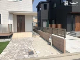 60cmの目隠しフェンスを追加[施工後]