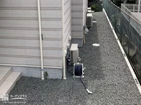 法面を解消して歩行しやすくした犬走り[施工後]