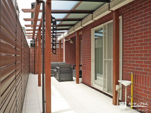 シェード フェンスの外構施工例一覧 外構工事のガーデンプラス