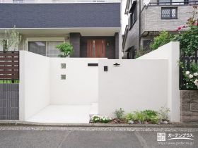 化粧ブロック 門柱の外構施工例一覧 画像表示 外構工事のガーデンプラス