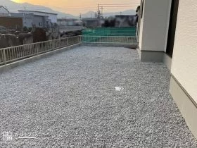 日々のメンテナンスを軽減させるお庭に[施工後]