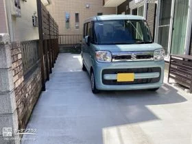 広いお庭を駐車スペースに[施工後]