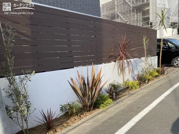 道路沿いの植栽スペース