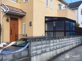憩いの場として活用できるテラス屋根[施工後]