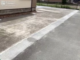 雨の日も安心して歩ける駐車スペース舗装工事[施工後]