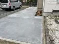 お庭をお子様の練習場に利用できるコンクリート打設工事