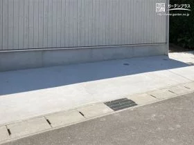 コンクリート舗装の便利なスペースに[施工後]