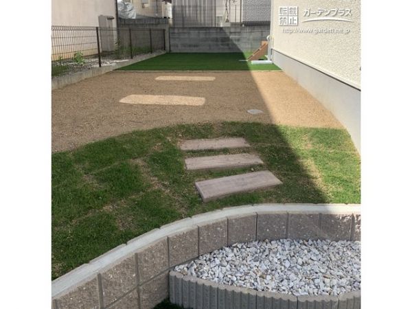 人工芝・飛び石の外構施工例一覧 外構工事のガーデンプラス 人工芝・飛び石の外構施工例一覧 外構工事のガーデンプラス