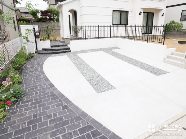 自然石の外構施工例一覧 | 外構工事のガーデンプラス