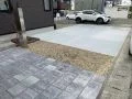 お車の入出庫を楽にするコンクリート舗装の駐車スペース