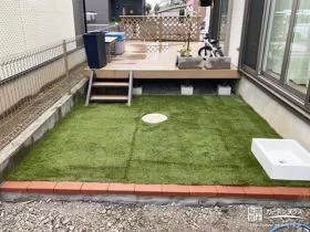 下地を整えて美しいお庭に[施工後]