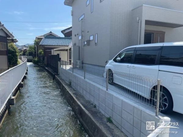 水路沿いを安全に