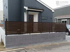 視線を気にせず安心して過ごせる目隠しフェンス[施工後]