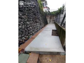 奥まではっきりと見渡せる空きスペース工事[施工後]