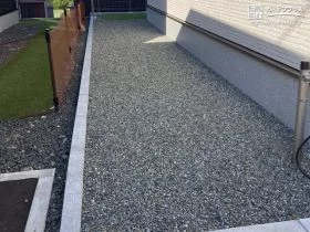 すっきりとした犬走り[施工後]