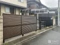 道路からお庭への視線をカットする目隠しフェンス