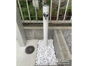 小さなスペースに立水栓を設置[施工後]