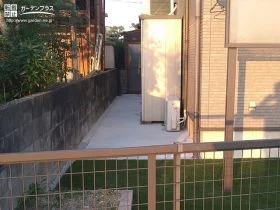室外機や給湯機のまわりを清潔に[施工後]