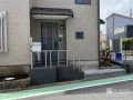 ポーチ階段と道路をつなぐアプローチステップ