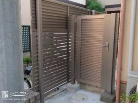 セキュリティに配慮した門扉[施工後]