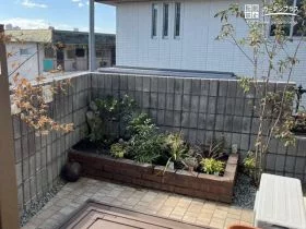管理できるサイズの花壇に[施工後]