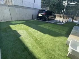 ローメンテナンスな人工芝のお庭[施工後]