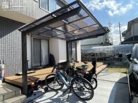 自転車を守るサイクルポート[施工後]