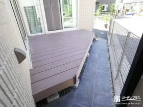 雑草を抑制しすっきりとしたお庭に[施工後]